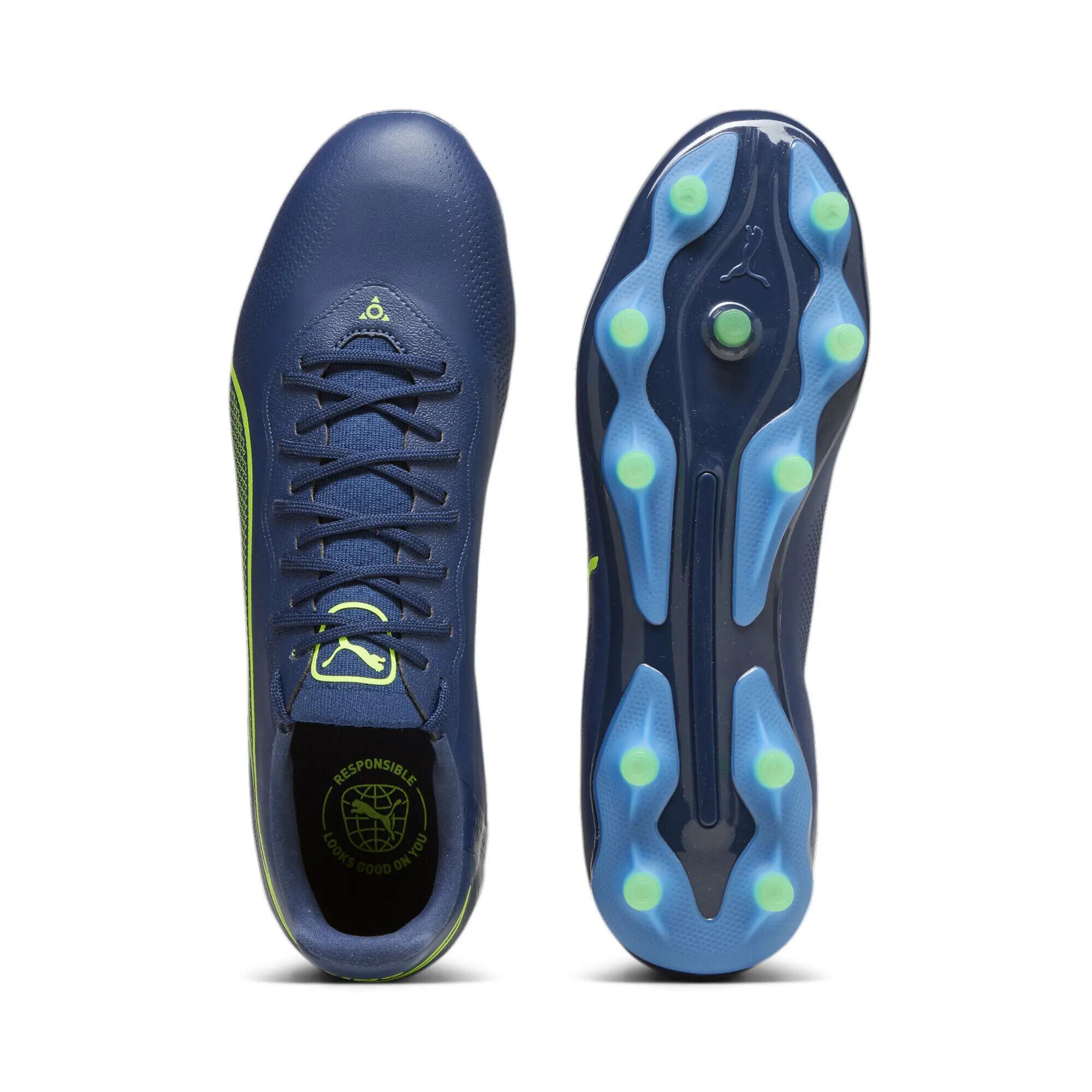 Chaussures de football KING PRO FG/AG PUMA Persian Blue Pro Green Ultra 6/7