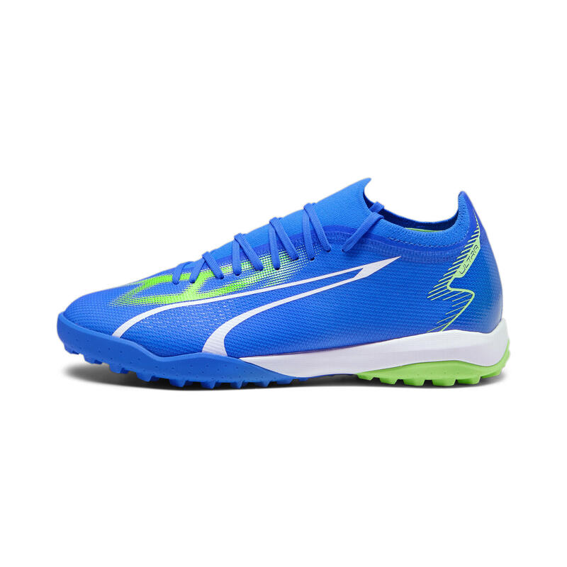 ULTRA MATCH TT voetbalschoenen voor heren PUMA Ultra Blue White Pro Green