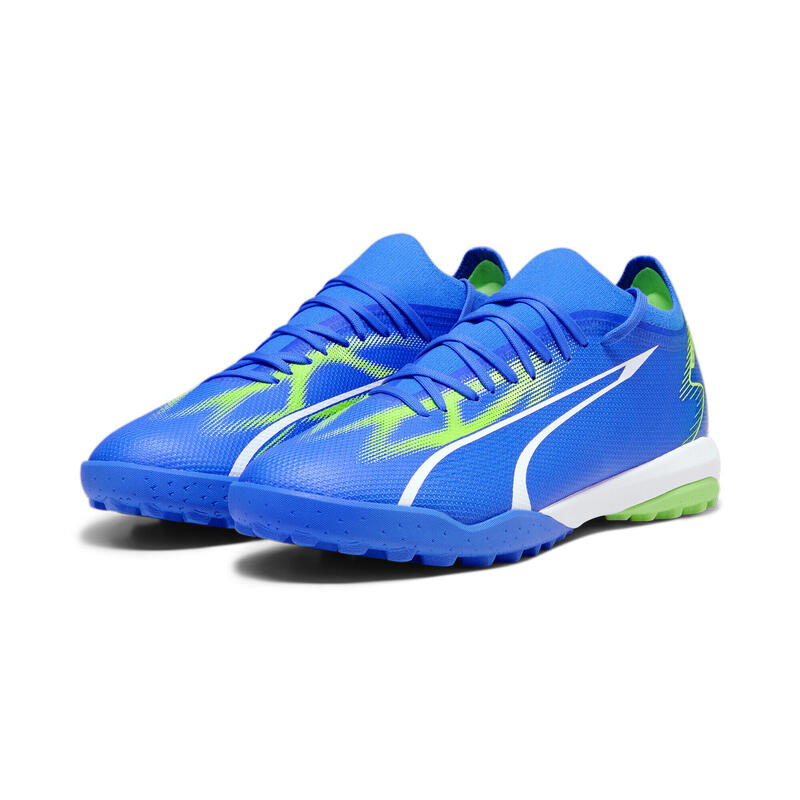 ULTRA MATCH TT Fußballschuhe Herren PUMA Ultra Blue White Pro Green