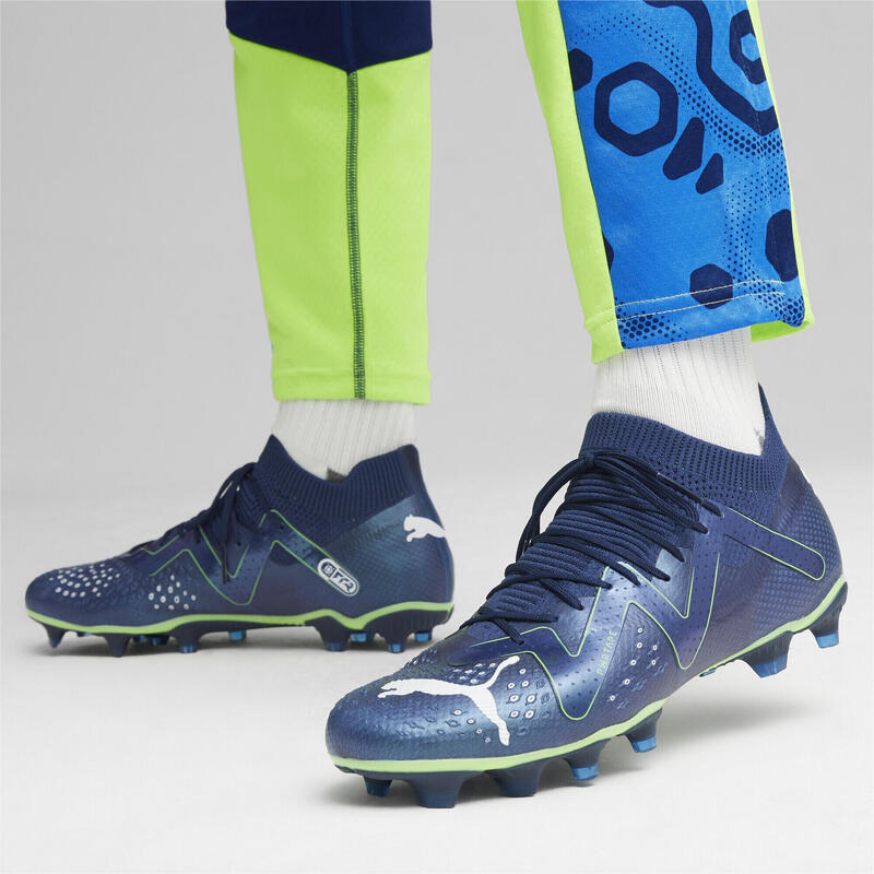 Botas de fútbol FUTURE PRO FG/AG Hombre PUMA Persian Blue White Pro Green