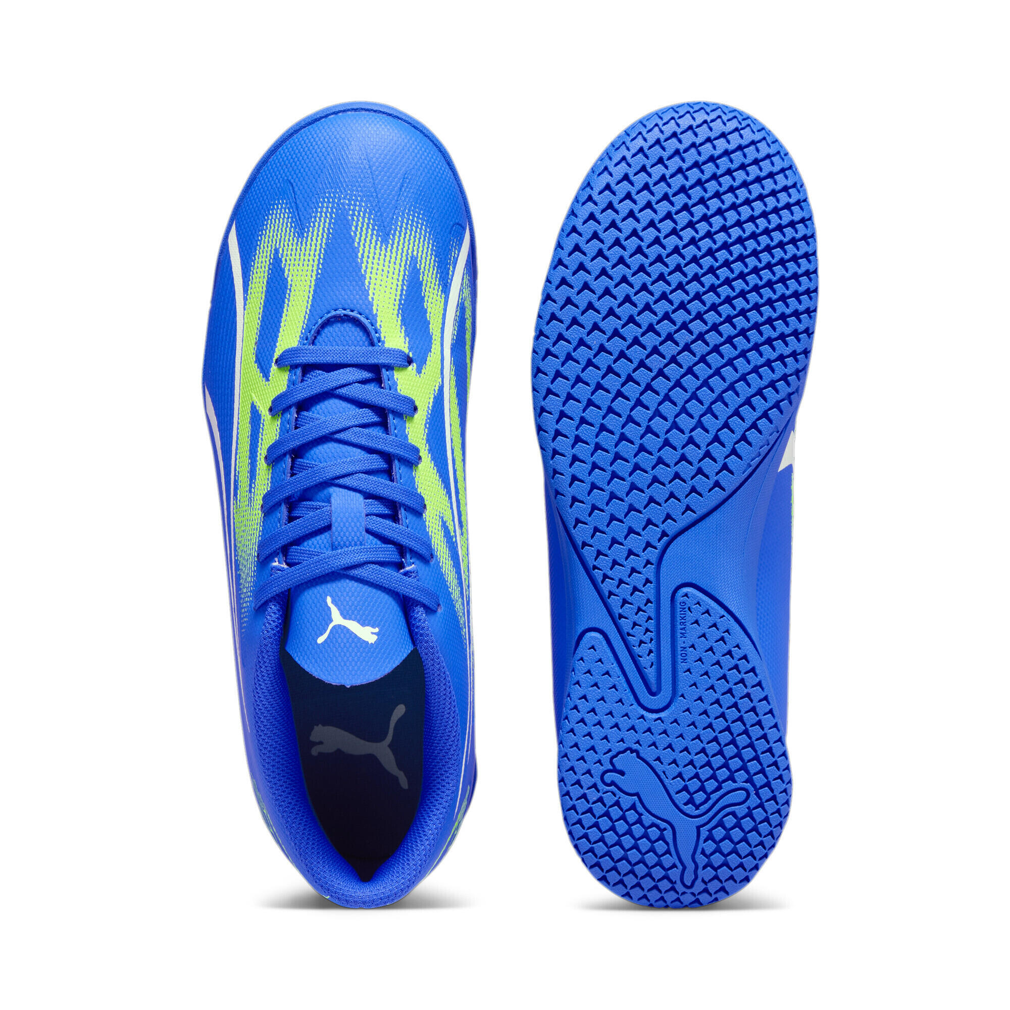 ULTRA PLAY IT Fußballschuhe Jugendliche PUMA Ultra Blue White Pro Green 4/6