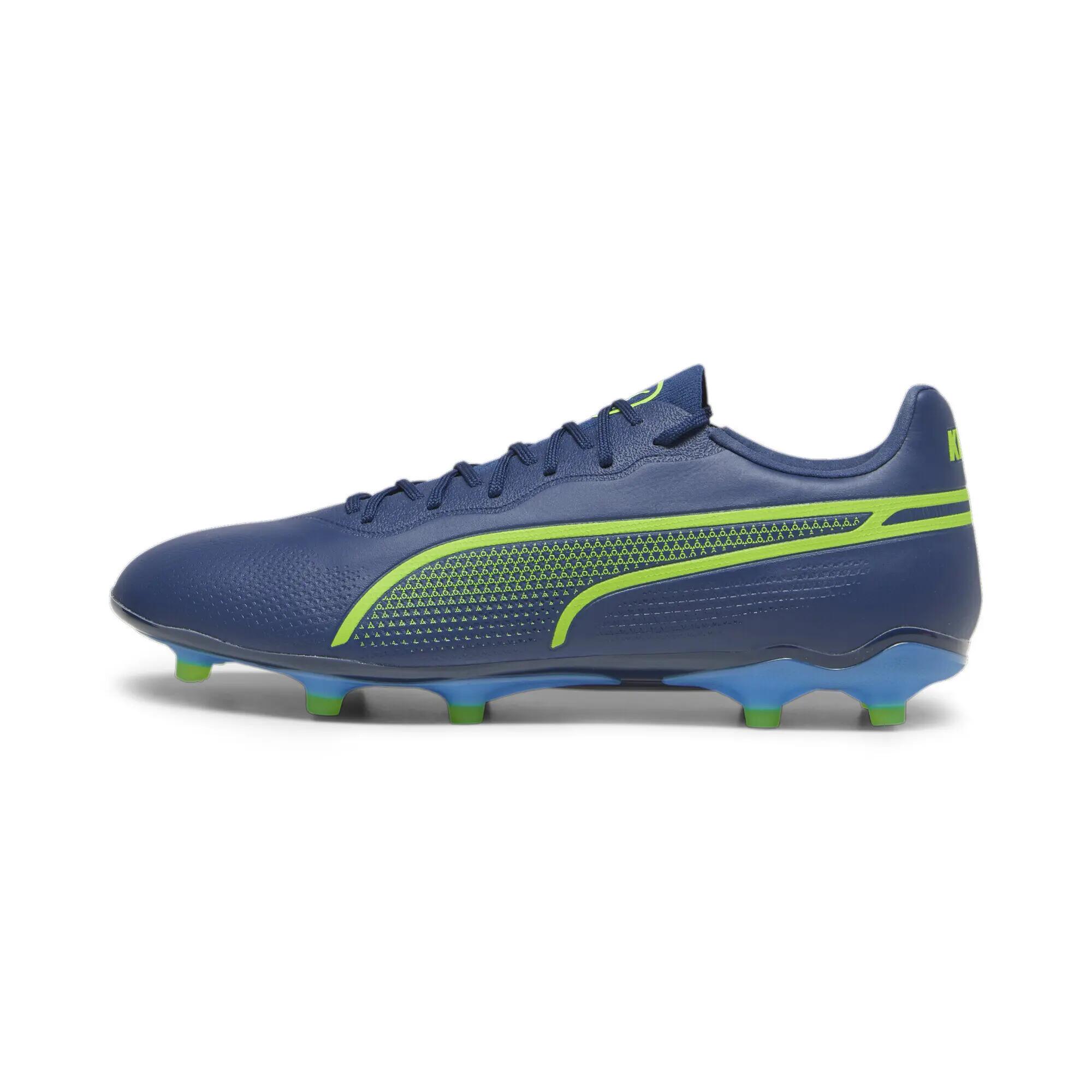 Chaussures de football KING PRO FG/AG PUMA Persian Blue Pro Green Ultra 5/7