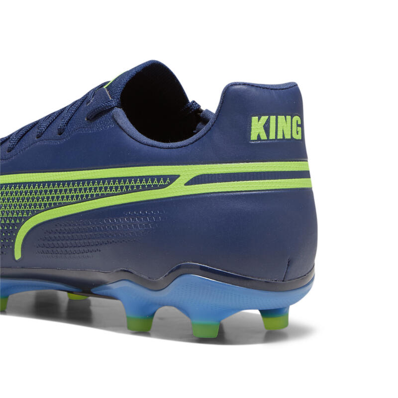 KING PRO FG/AG Fußballschuhe Erwachsene PUMA Persian Blue Pro Green Ultra