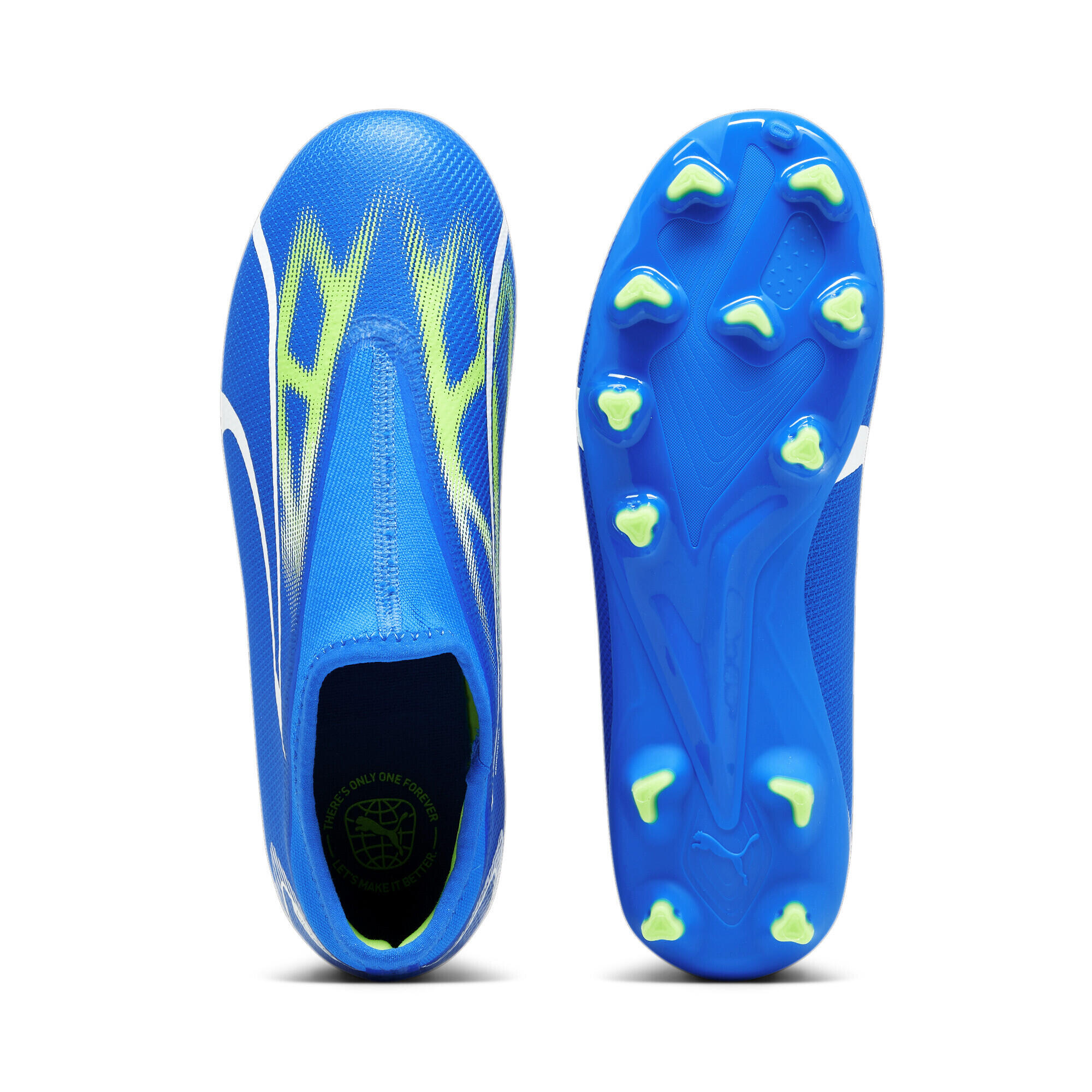 Botas de fútbol Niños ULTRA MATCH LL FG/AG PUMA Ultra Blue White Pro Green 4/6