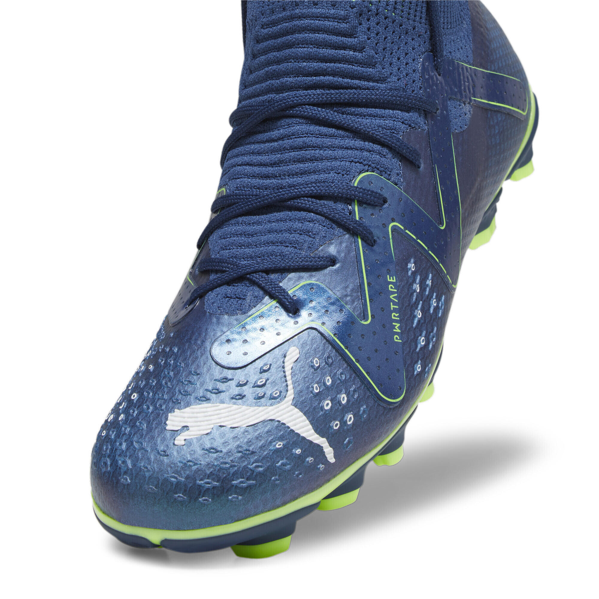 Scarpe da calcio FUTURE PRO FG/AG da ragazzi PUMA Persian Blue White Pro Green 6/6
