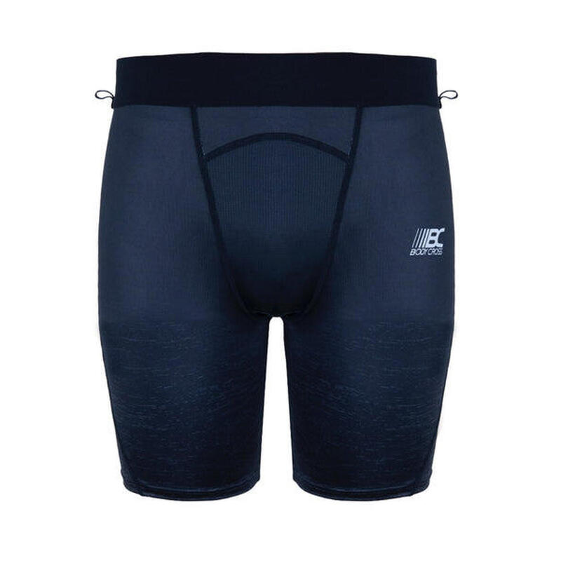 Short/cuissard de running 3 en 1 Ben - Bleu nuit - Homme