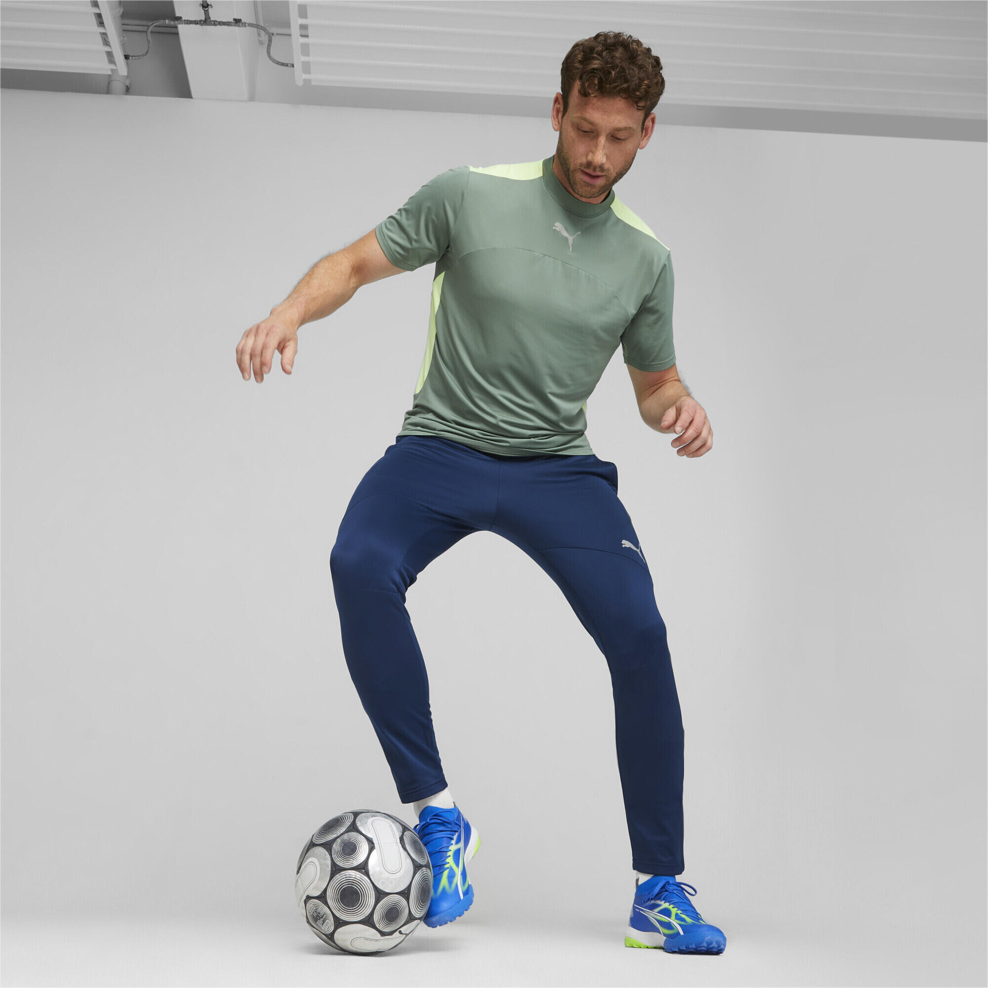 Chaussures de football ULTRA MATCH TT PUMA Ultra Blue White Pro Green 3/7