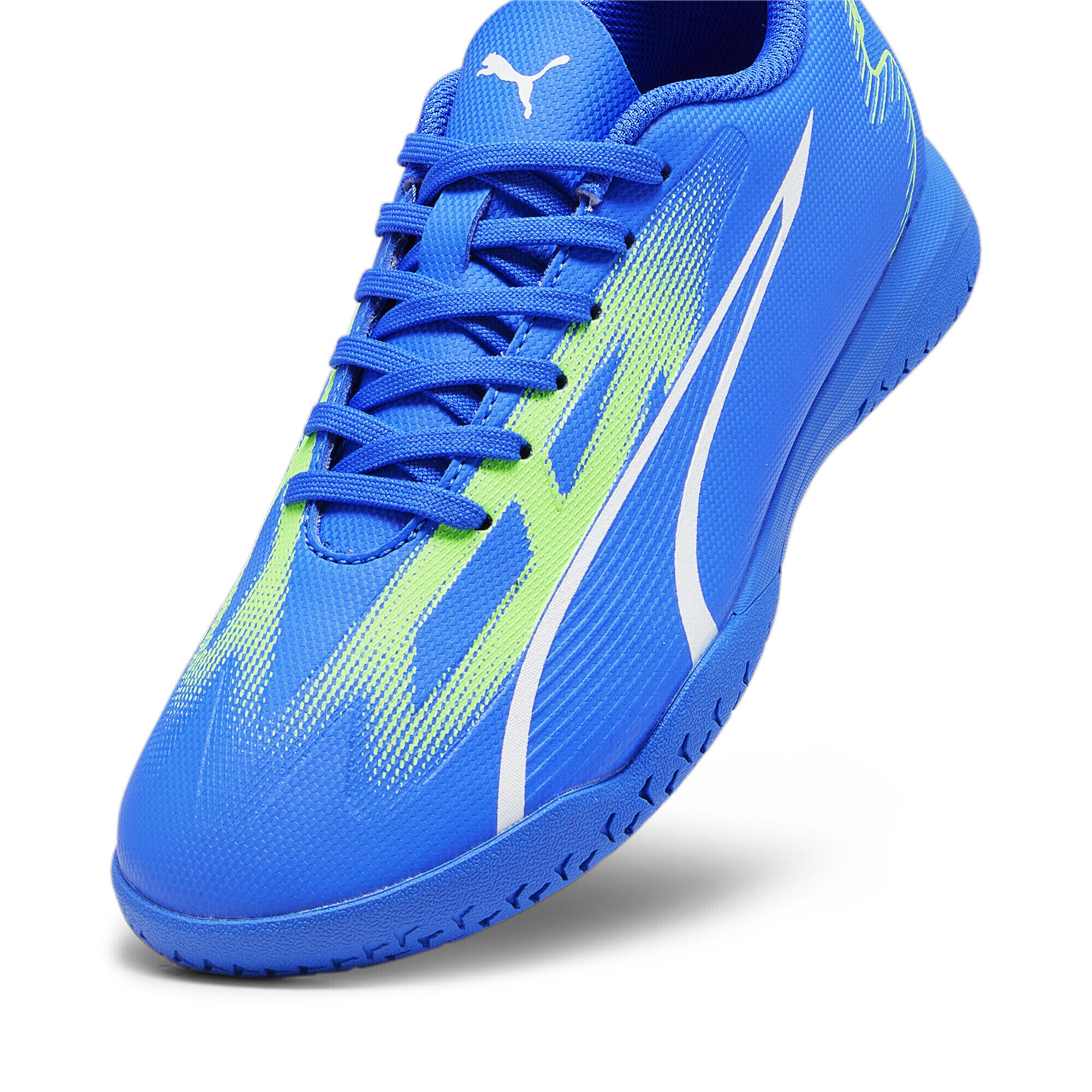 ULTRA PLAY IT Fußballschuhe Jugendliche PUMA Ultra Blue White Pro Green 6/6