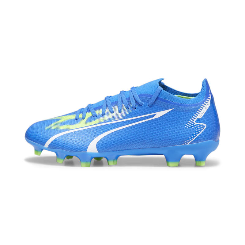 Scarpe da calcio ULTRA MATCH FG/AG da donna PUMA Ultra Blue White Pro Green