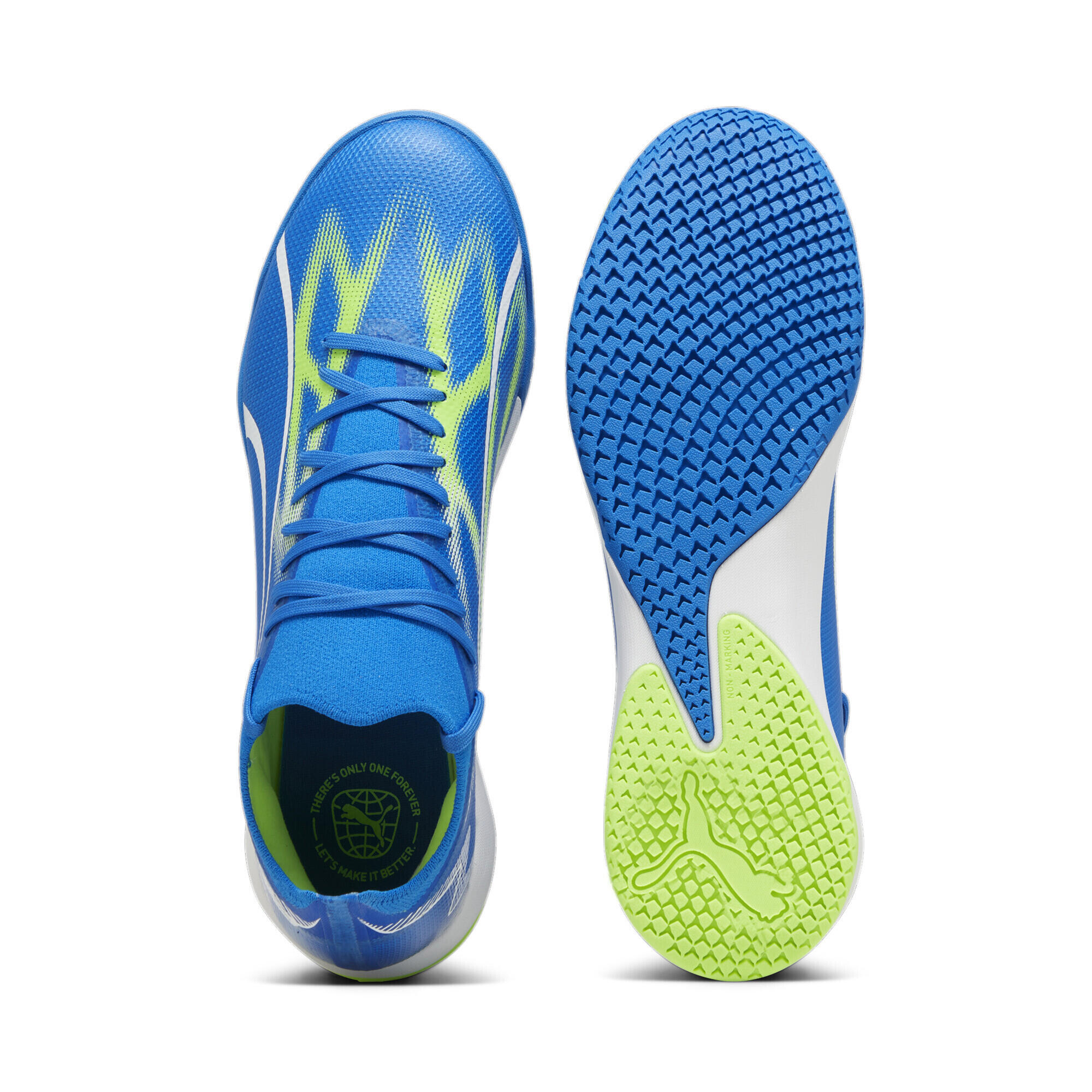 Scarpe da calcio ULTRA MATCH IT da uomo PUMA Ultra Blue White Pro Green 6/7