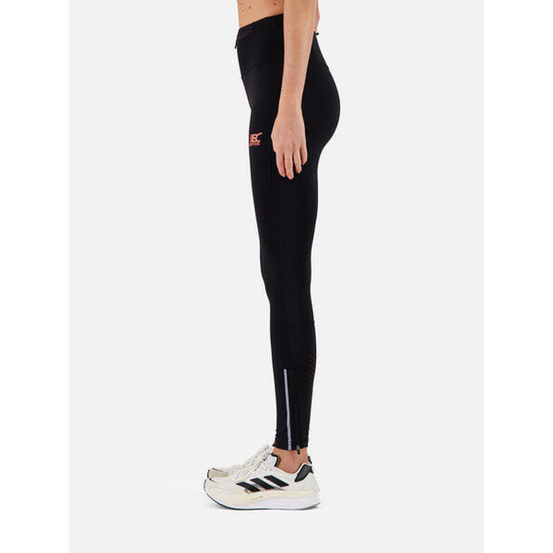 Legging de running zippé Aelis – Noir – Femme