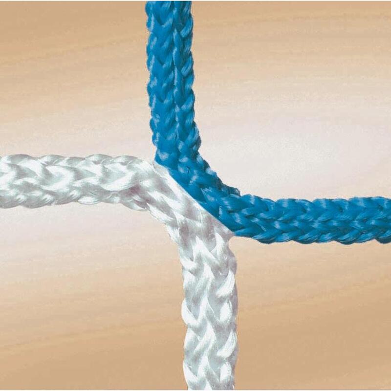 1 Paar Erwachsenetornetze für Prof – 4mm Maschenweite 120mm, Farbe: Blau/Weiss