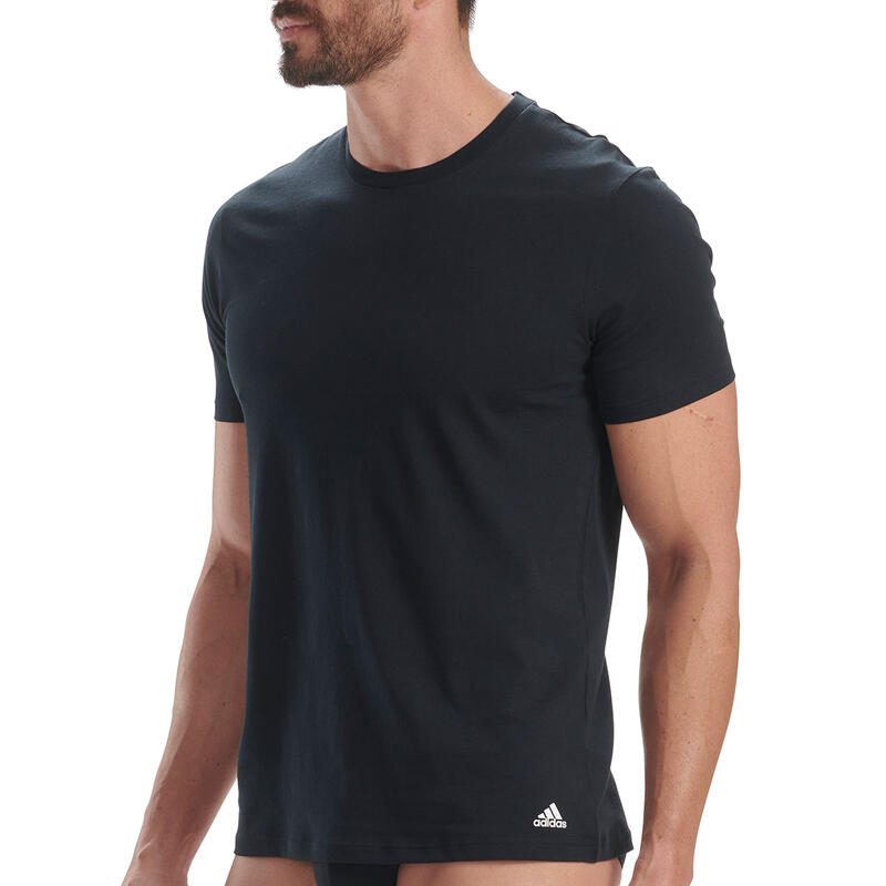 Lot de 2 tee-shirts col rond homme Active Flex 3 Stripes