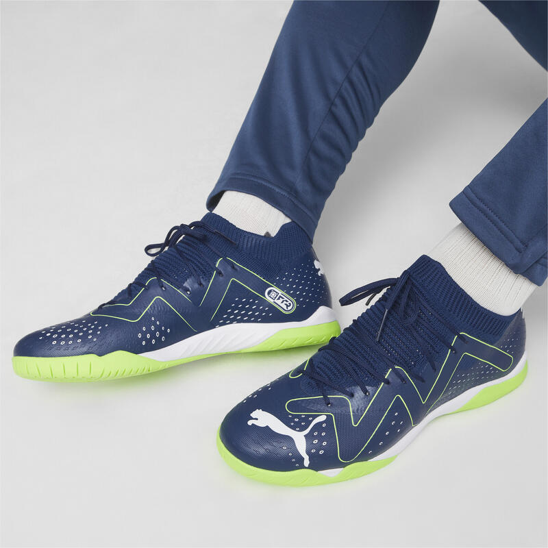 Chaussures de futsal FUTURE MATCH IT PUMA Persian Blue White Pro Green