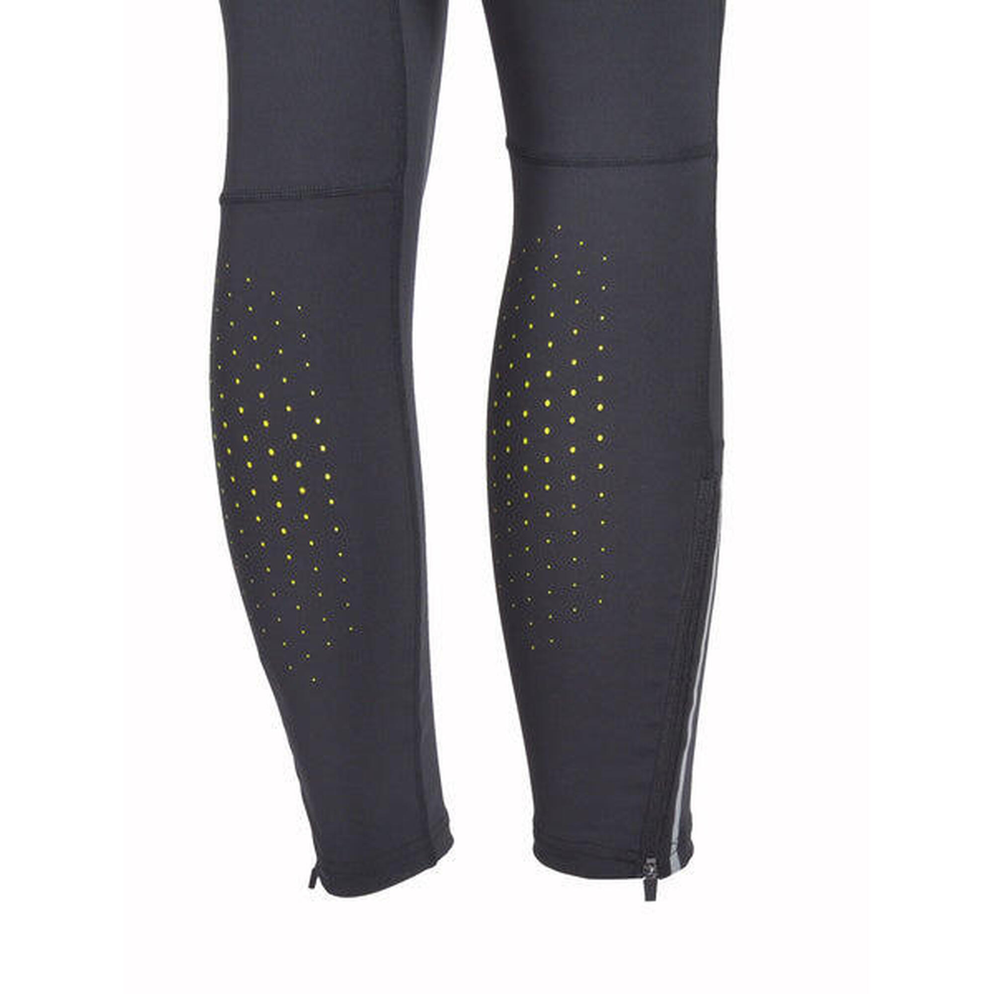 Leggings de running para hombre BRENT negro Decathlon