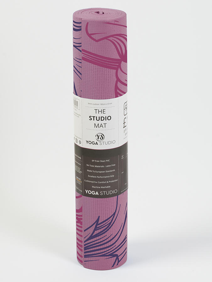 The Yoga Studio Designed Mats 6mm - Dusty Pink Mat Lively Lilium 4/4