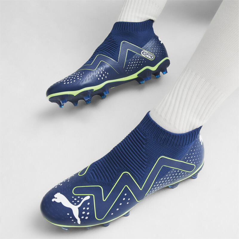 Chaussures de football FUTURE MATCH+ LL FG/AG PUMA Persian Blue White Pro Green