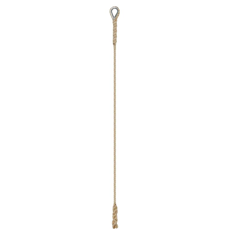 Cuerda de Trepa sin nudos, color: beige, 4m