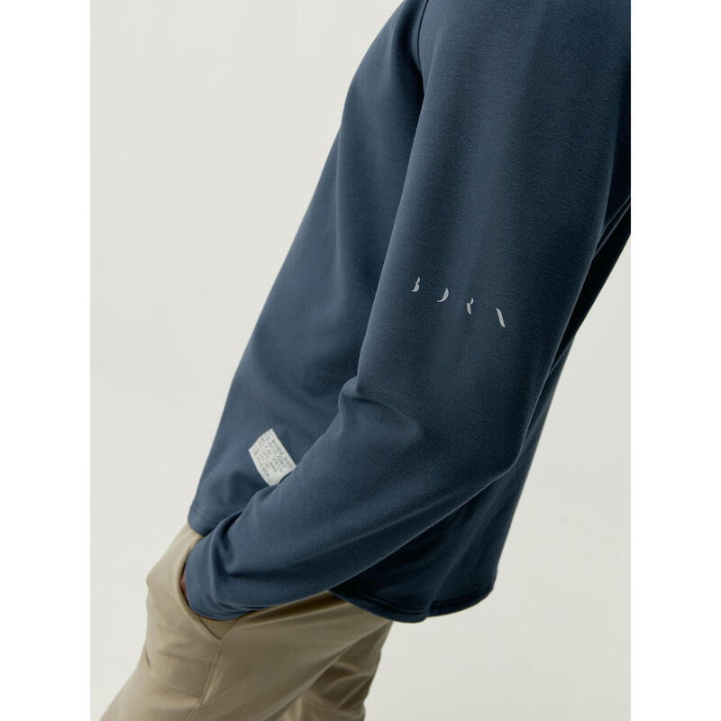 Sweat-shirt homme en tissu performant avec poche Erie Born Living Yoga