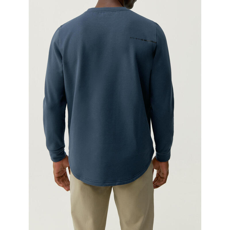 Sweat-shirt homme en tissu performant avec poche Erie Born Living Yoga