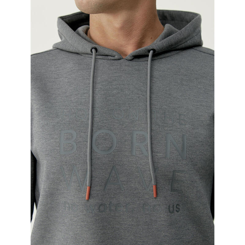 Sweat-shirt homme en tissu performant avec poche Waikato Born Living Yoga