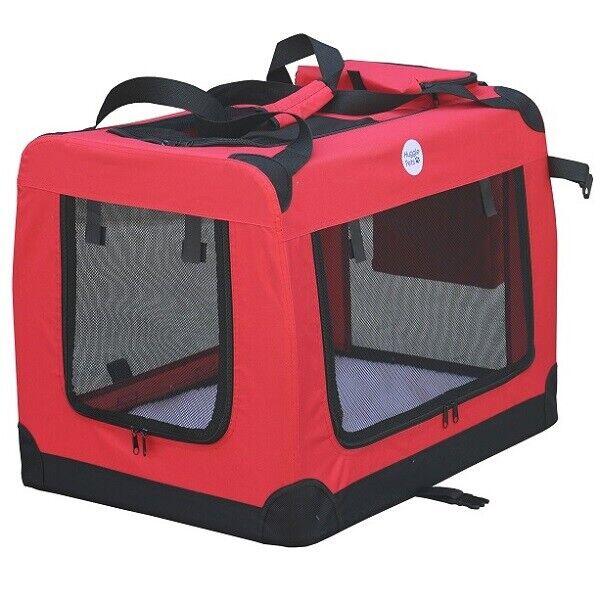 Hugglepets Fabric Crate - Small Red 2/3