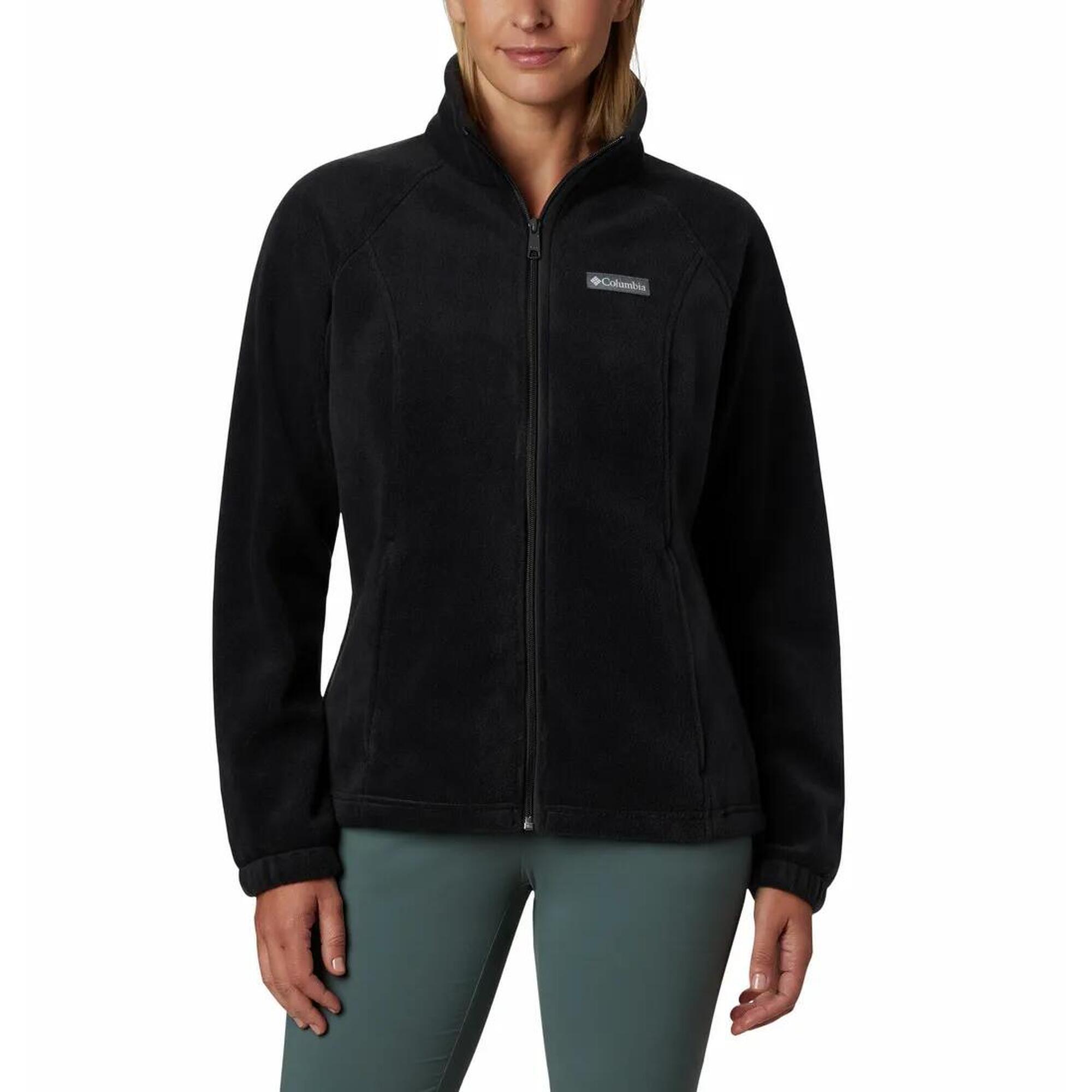Columbia - Veste Columbia Benton Springs Full Zip Noire Femme - Polaire - Noir - Decathlon