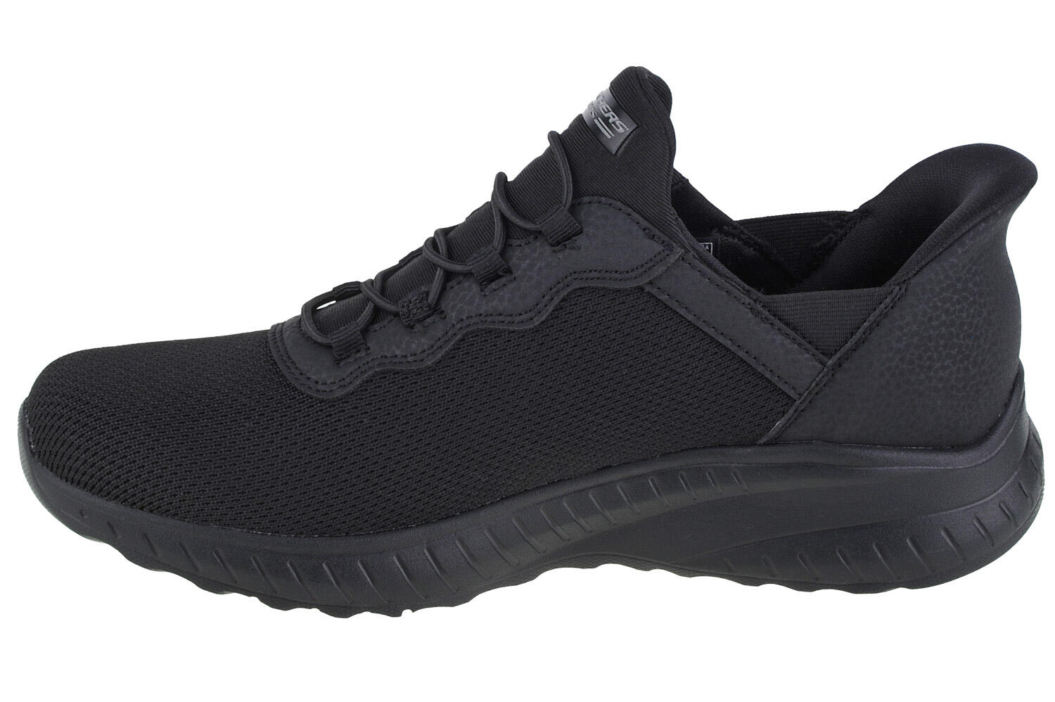 Skechers Damen WIDE FIT BOBS SQUAD CHAOS DAILY INSPIRATION Slip Ins Schwarz 2/7