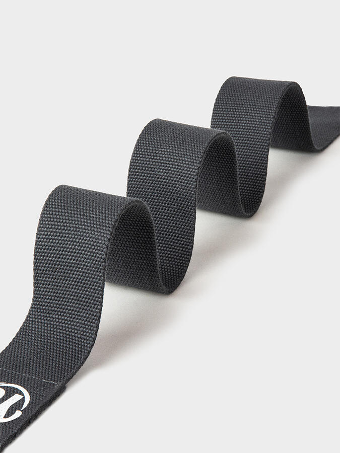 Yoga Studio Metal D-Ring Buckle Yoga Belt Strap 2.5m - Graphite Grey 5/5