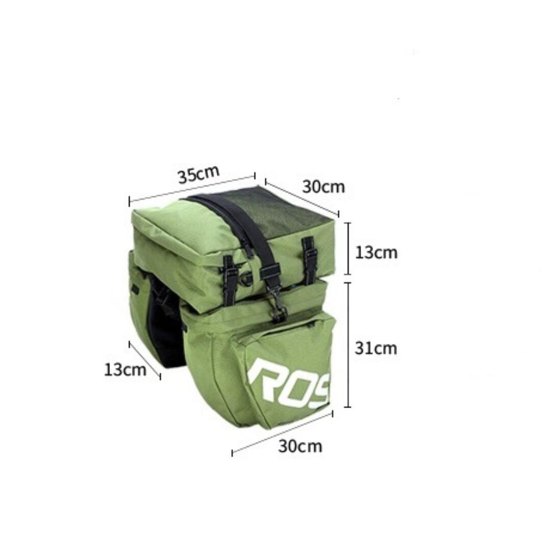 Sakwa rowerowa Sahoo 3w1, wodoodporna 3/6