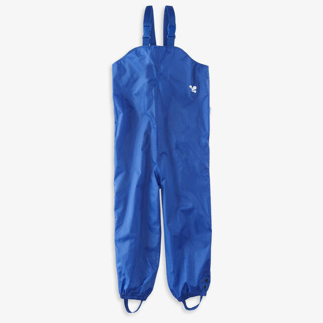 Kids Blue Waterproof Dungarees Recycled 1/4