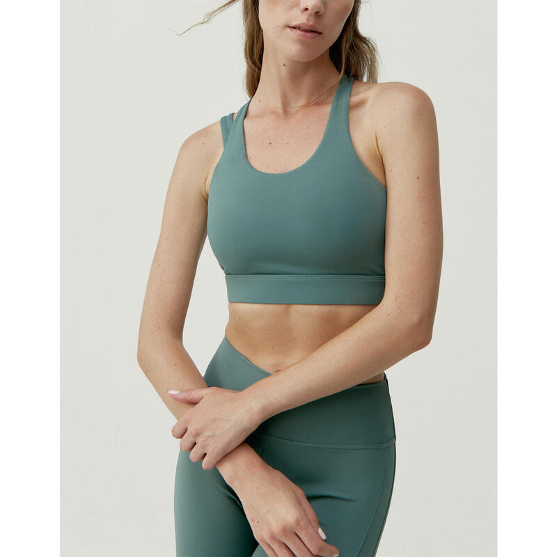 Sporttop für Damen aus leistungsstarkem Material mit hohem Halt Ibai