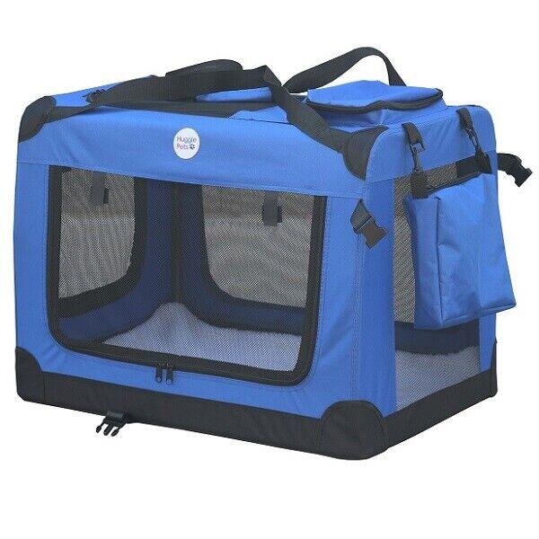 Hugglepets Fabric Crate - Small Blue 2/3