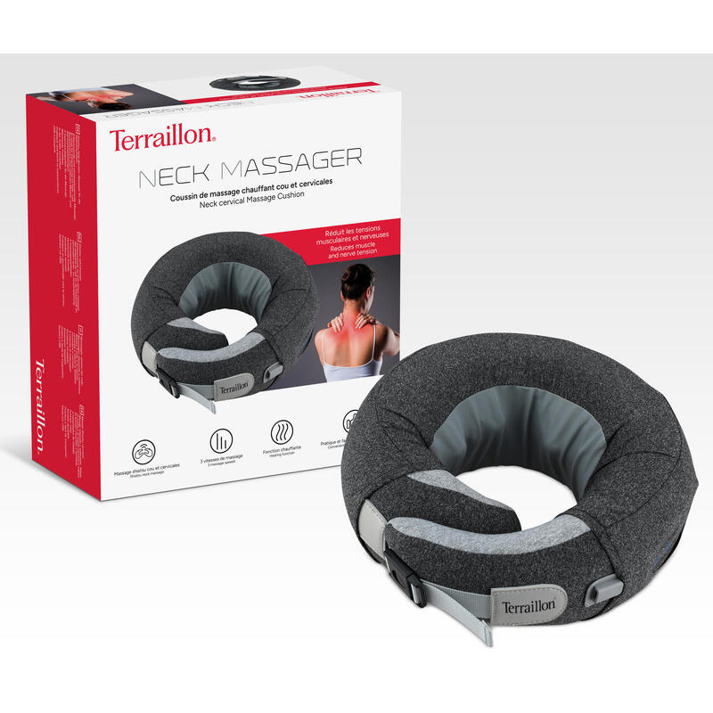 Coussin de massage cou et cervicales - chauffant - NECK MASSAGER