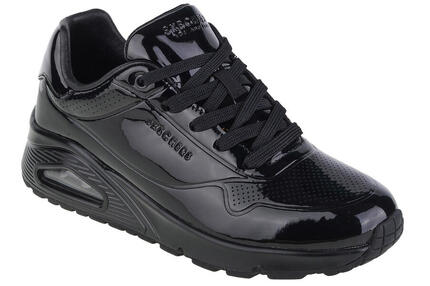 Turnschuhe Frau Skechers Verni Uno Shiny One Schwarz
