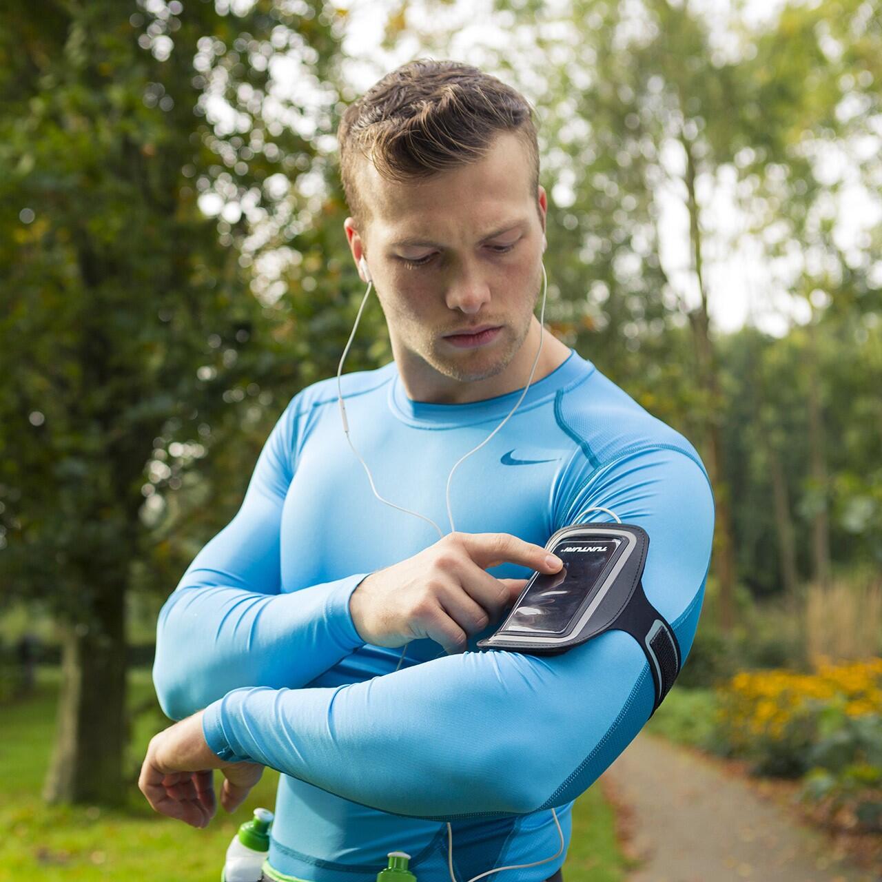 Telefon Arm Band - Handy Smart Phone Halterung Schwarz 2/5