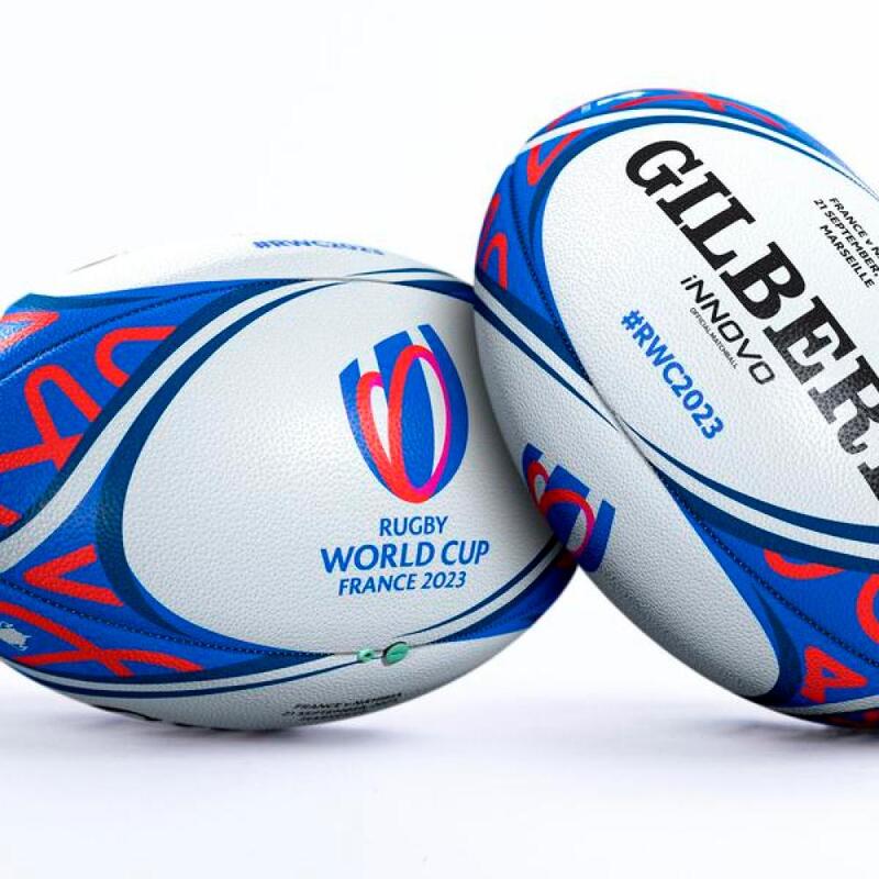 Balón de rugby Gilbert oficial Copa del Mundo 2023 Francia - Namibia