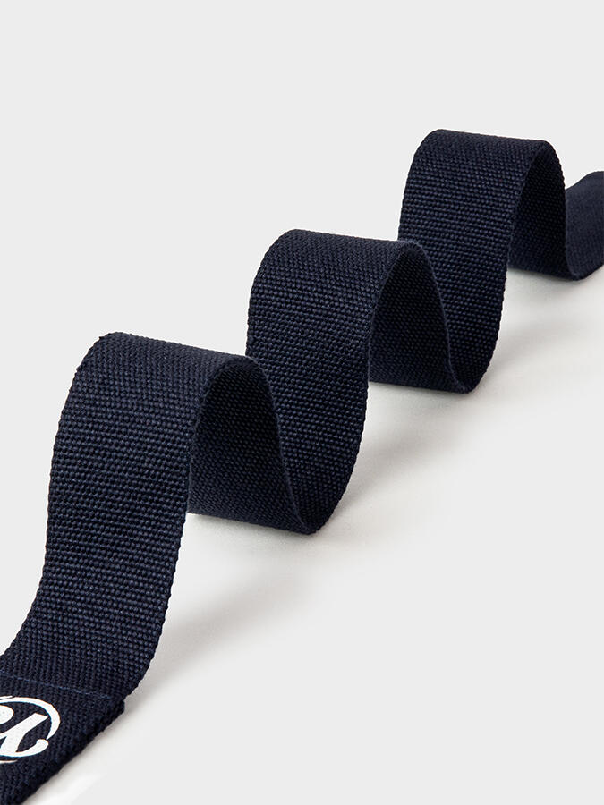 Yoga Studio Metal D-Ring Buckle Yoga Belt Strap 2.5m - Navy 5/5