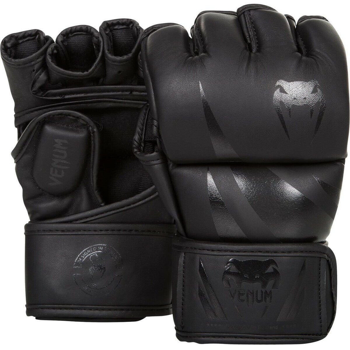 MMA gloves Venum Challenger 2.0 – Matte Black – L/XL 5/6