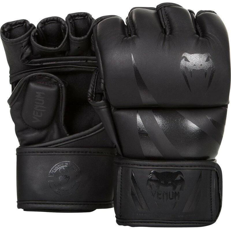 MMA Handschuhe Challenger  schwarz/schwarz
