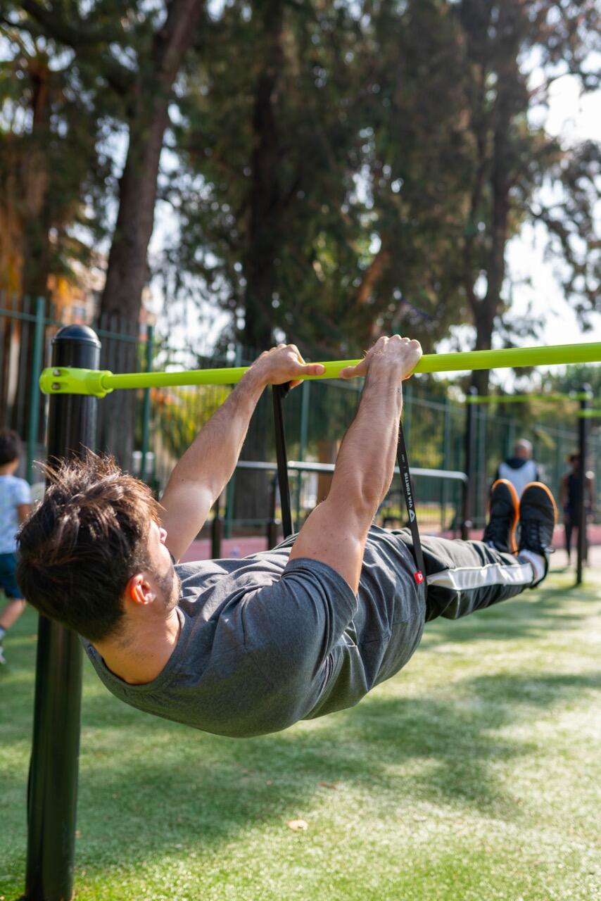 Elastikband mit Übungsanleitung für Fitness, Gymnastik, Dehnung 3/3