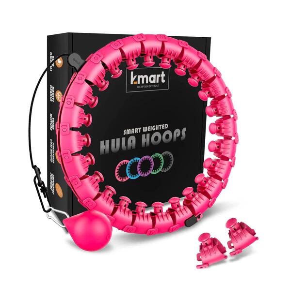 K-Mart Adjustable Pink SmartHula Hoops 1/5