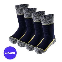 Chaussettes de travail Heatkeeper bleu 4-PACK