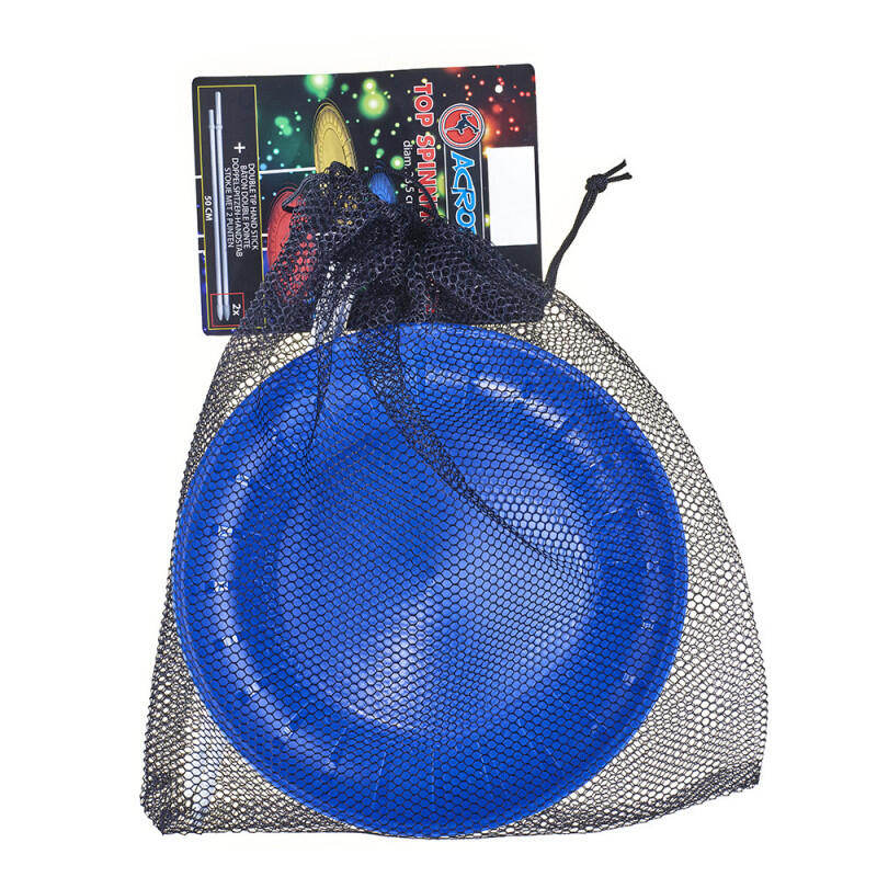 Set Assiette chinoise - Juggling Series - inclus baguette double pointe - Bleu 2/2