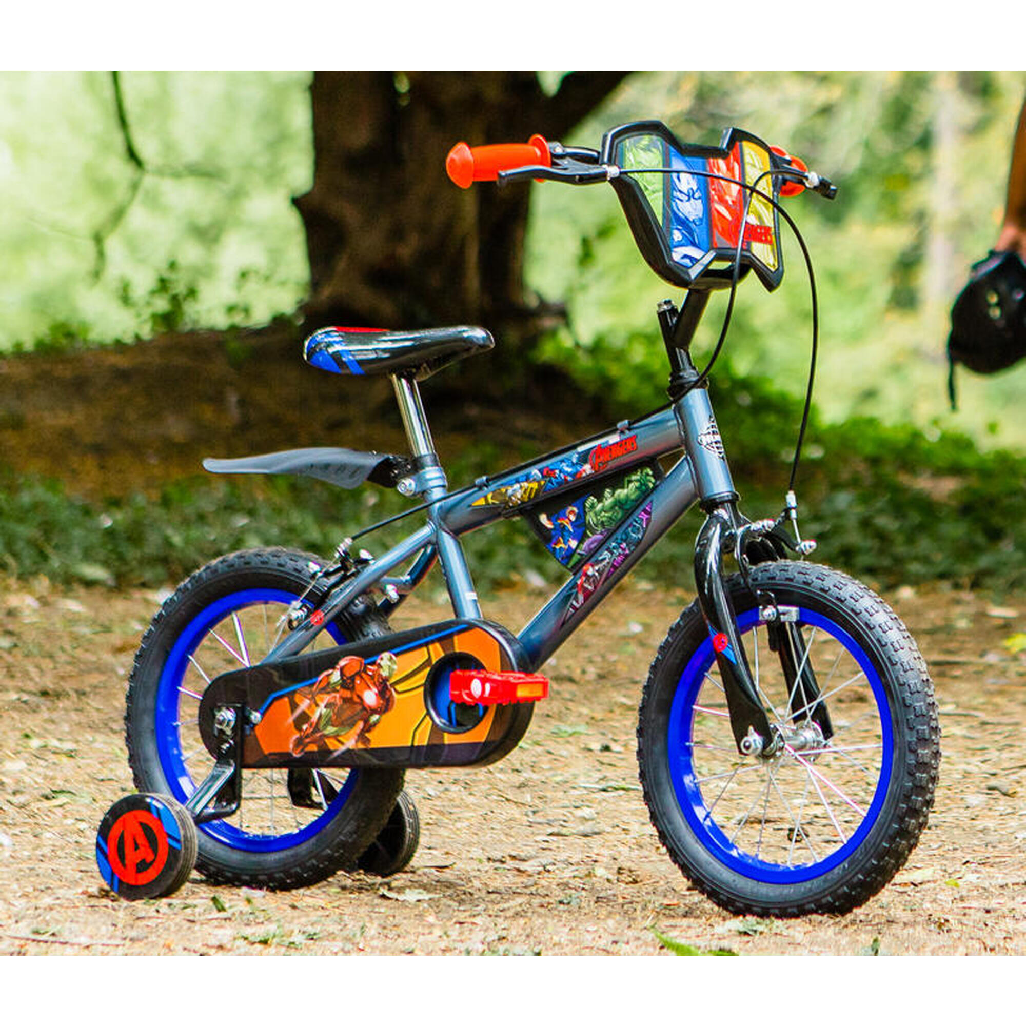 Huffy Velo Marvel Avengers - 4-6 ans - Avec Hulk, Iron Man, Thor et