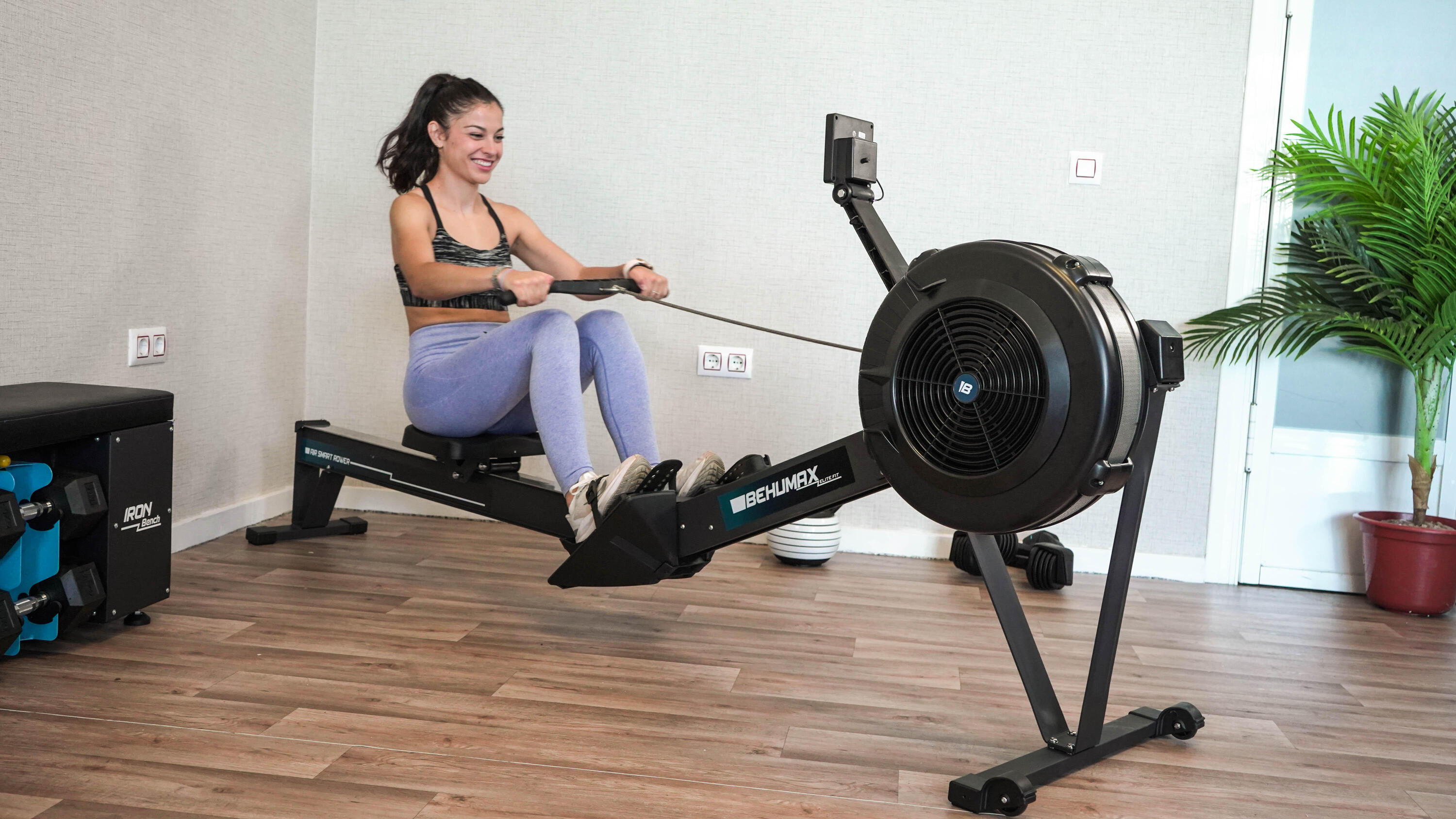 Máquina de remo Behumax Air Smart Rower 2/7