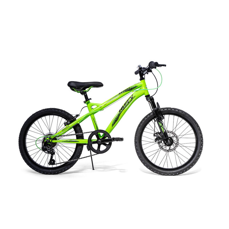 Huffy Extent 20 pouces, vélo de montagne Shimano 6 à 9 ans - Vert
