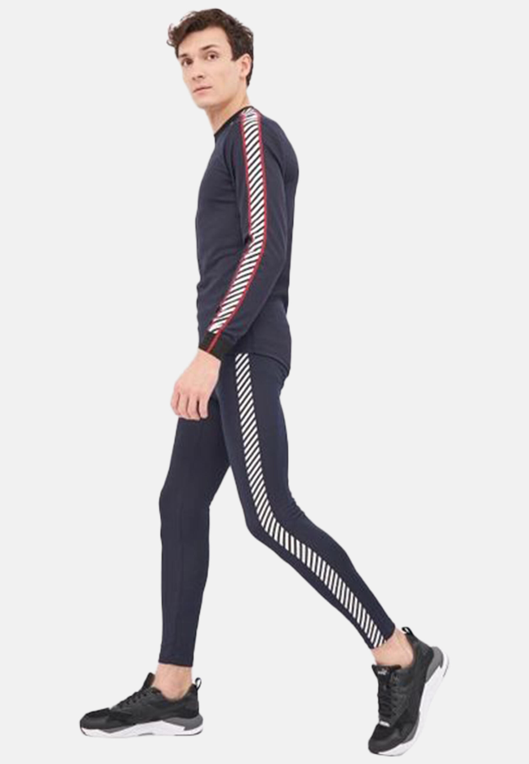 Felpa Helly Hansen lifa stripe crew 3/4