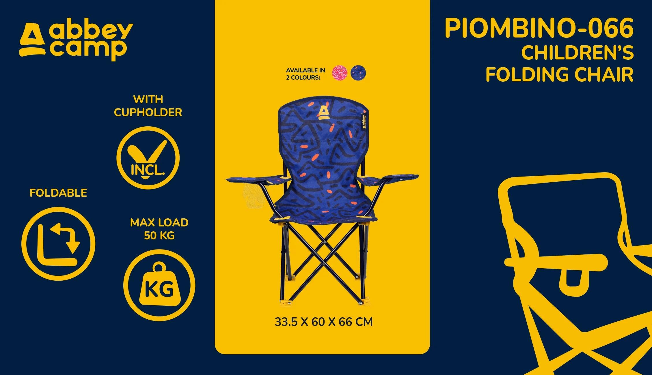 Fauteuil Pliant Enfant Tyke Hike – Jaune, Vintage Camping