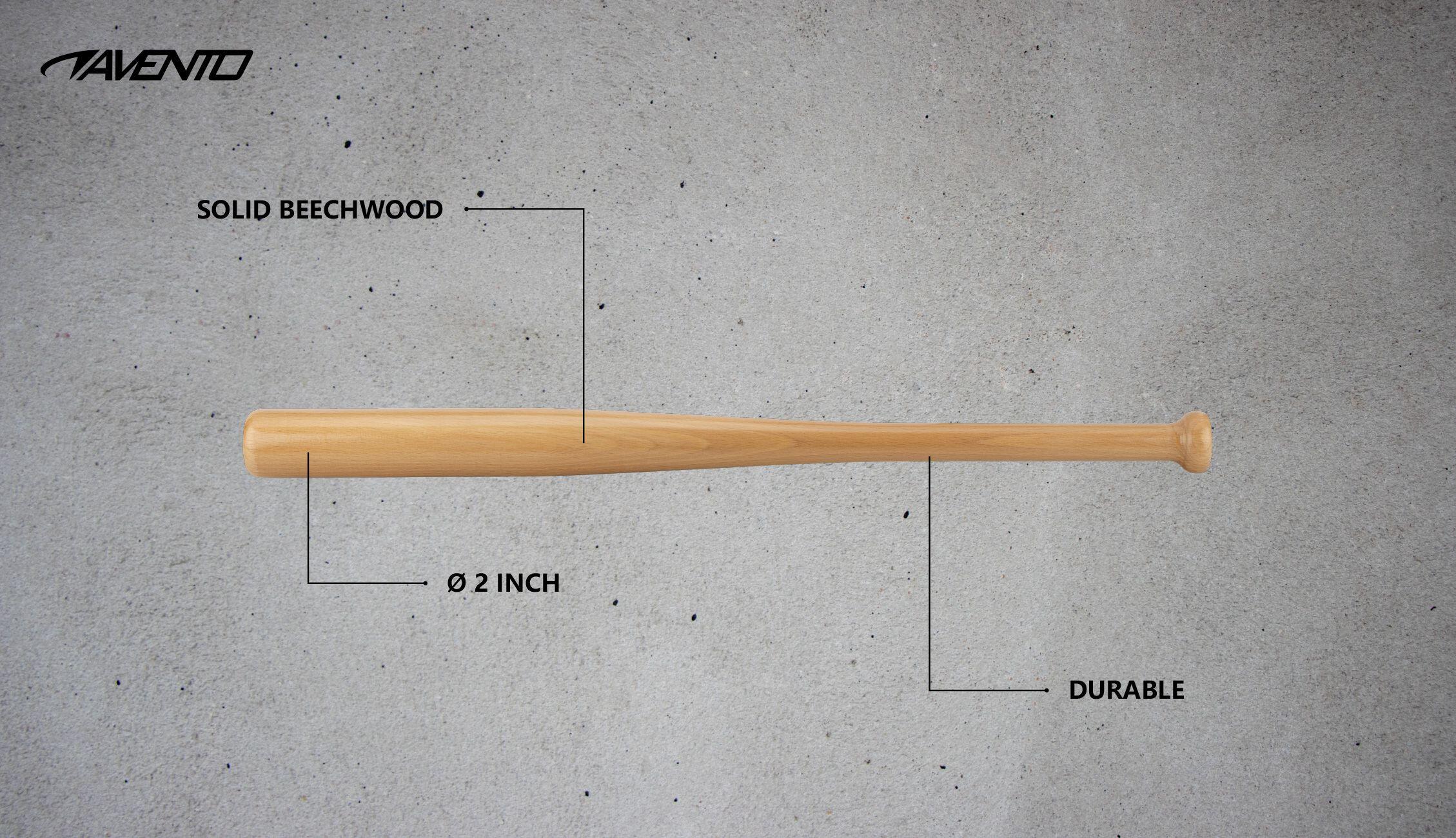 Wooden baseball bat Avento 4/4